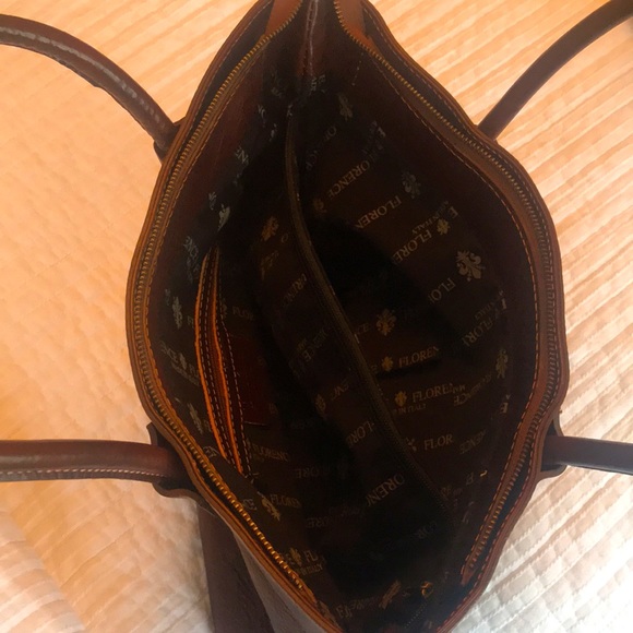 Genuine ITALIAN leather tote handbag - Picture 3 of 5